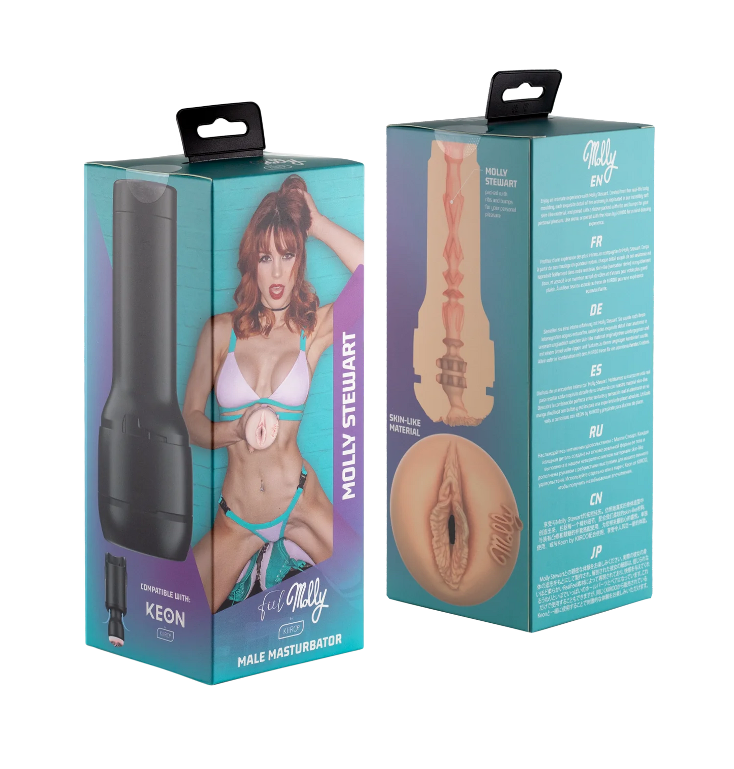 Packaging for the FeelStars FeelMolly Stroker | Kinkly Shop