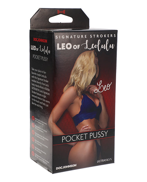 Packaging for the Signature Strokers Leo Of Leolulu stroker | Kinkly Shop