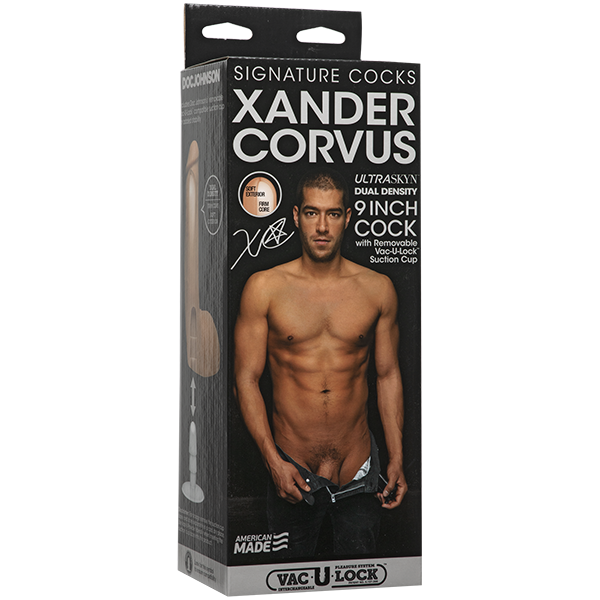 Packaging for the Signature Cocks - Xander Corvus dildo. | Kinkly Shop