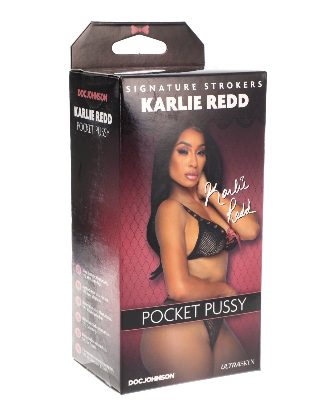 Packaging for the Signature Strokers Camgirls Karlie Redd stroker | Kinkly Shop