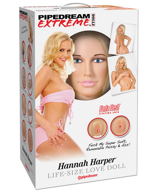 Packaging of the Hannah Harper Life-Size Inflatable Sex Doll | Kinkly Shop