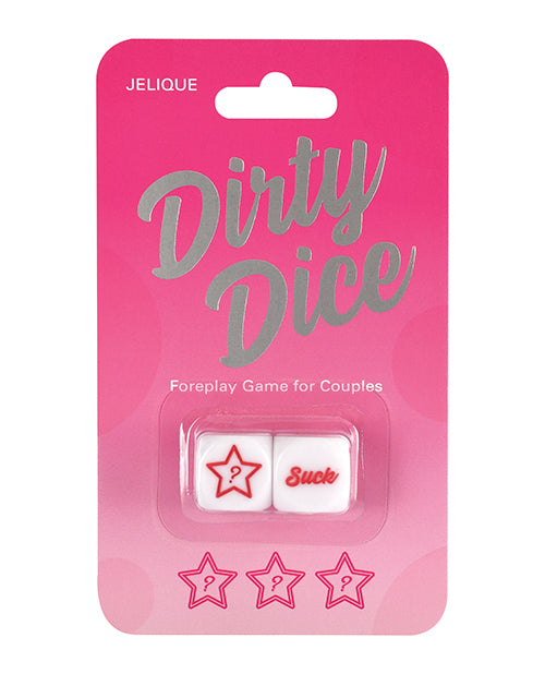 The front of the packaging showcases the two dice inside. | Kinkly Shop