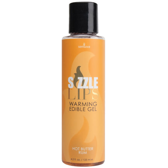 Sizzle Lips Warming Gel in Hot Butter Rum | Kinkly Shop