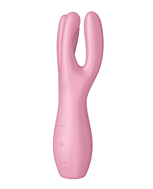 Satisfyer Threesome 3 Triple Motor Clitoral & Labia Vibrator Kinkly Shop Satisfyer Threesome 3 Triple Motor Clitoral & Labia Vibrator Kinkly Shop