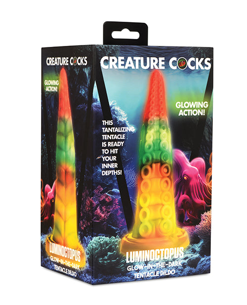 Packaging for the Creature Cocks Luminoctopus | Kinkly Shop