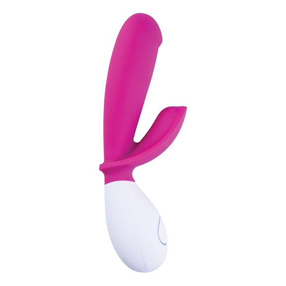 The OhMiBod Lovelife Snuggle in front of a plain white background | Kinkly Shop