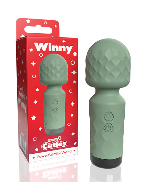 The Screaming O Cuties Winny shown next to its packaging | Kinkly Shop