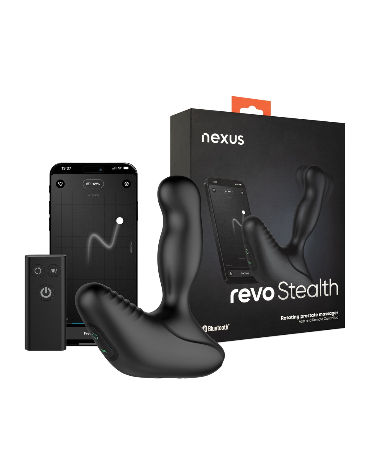 Nexus Revo Stealth App-Controlled Rotating Prostate Massager Kinkly Shop Nexus Revo Stealth App-Controlled Rotating Prostate Massager Kinkly Shop