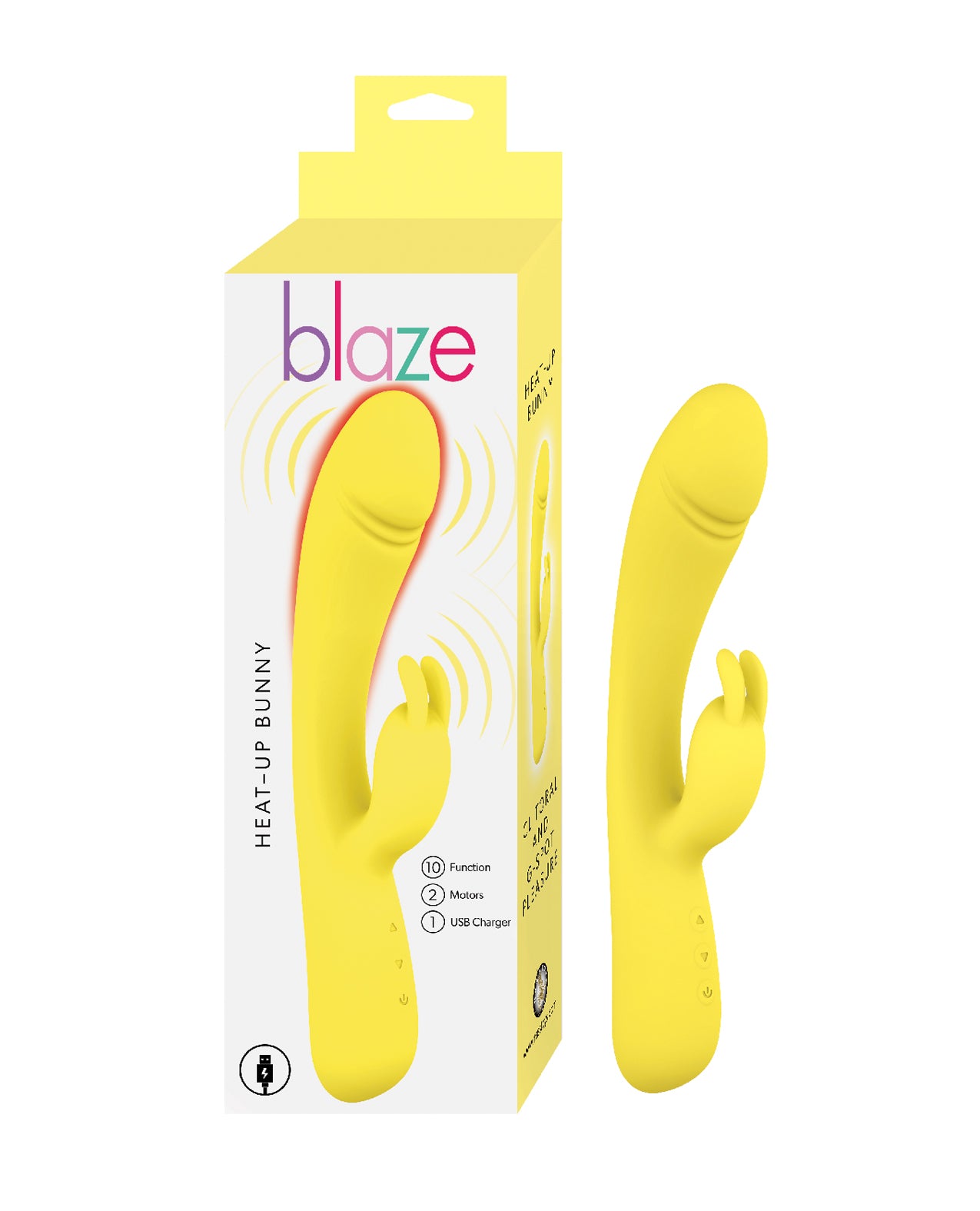 Blaze Heat Up Bunny Warming & Vibrating Rabbit Vibrator Kinkly Shop Blaze Heat Up Bunny Warming & Vibrating Rabbit Vibrator Kinkly Shop