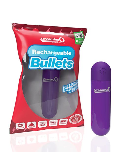 Screaming O Rechargeable Bullet Compact, Rumbly, Waterproof Kinkly Shop Screaming O Rechargeable Bullet Compact, Rumbly, Waterproof Kinkly Shop