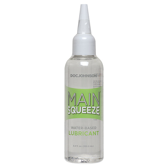 The bottle of the Main Squeeze Water-Based Lubricant | Kinkly