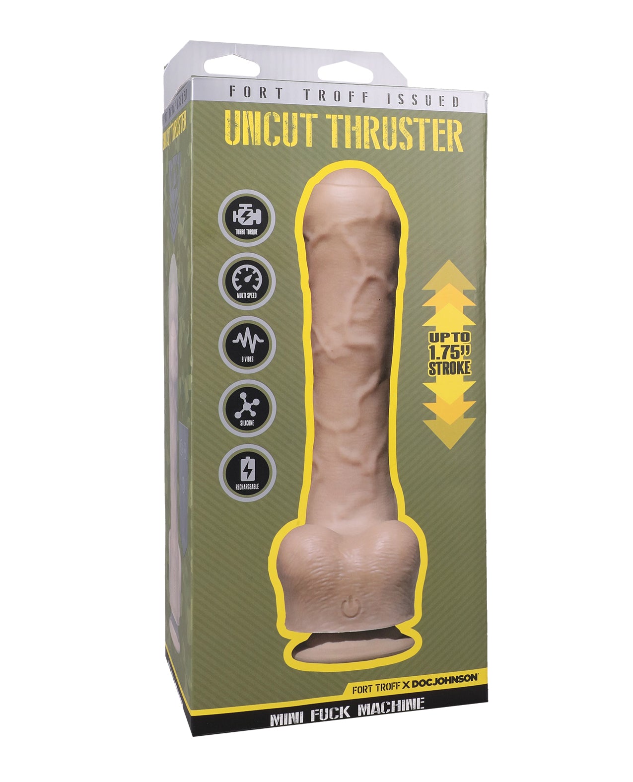 Packaging for the Fort Troff Thruster Uncut | Kinkly Shop