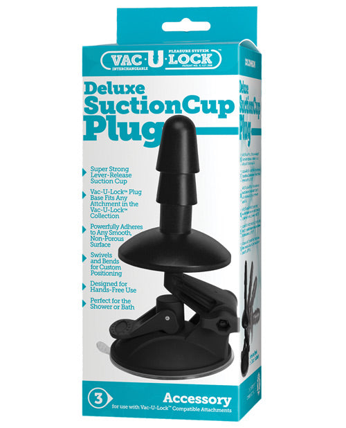 Packaging for the Vac-U-Lock Deluxe Suction Cup Plug | Kinkly