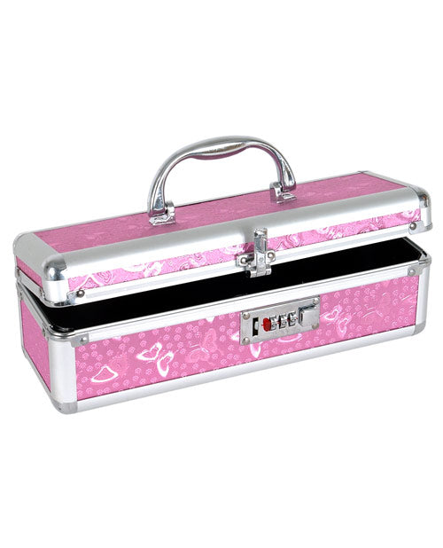 The Lockable Vibrator Case in Pink | Kinkly Shop