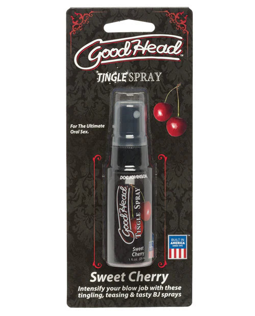 Packaging for the GoodHead Tingle Spray | Kinkly Shop
