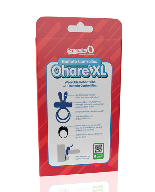 Screaming O Ohare Remote Controlled Vibrating Ring - XL