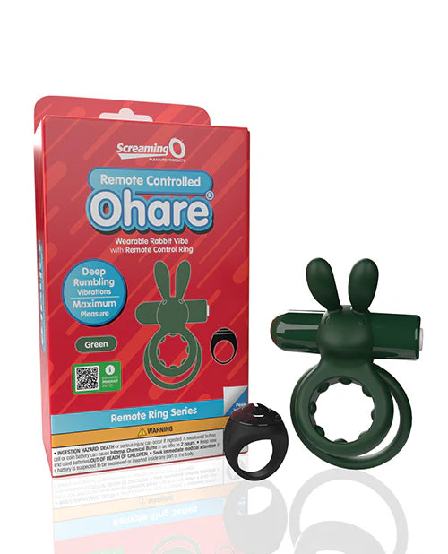 Screaming O Ohare Remote Controlled Vibrating Ring - XL