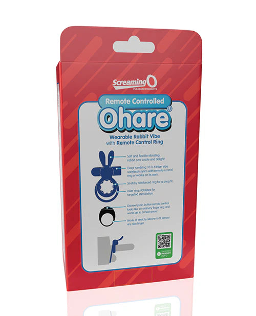 Screaming O Ohare Remote Controlled Vibrating Ring - XL