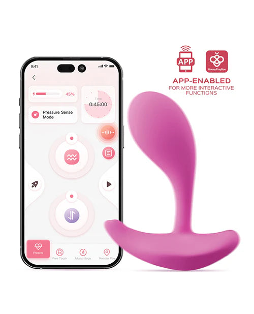 Oly 2 Pressure Sensing App-Enabled Wearable Clit & G Spot Vibrator - Black