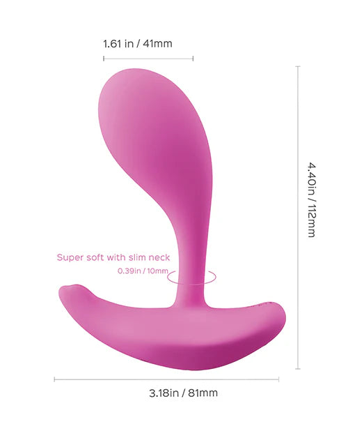 Oly 2 Pressure Sensing App-Enabled Wearable Clit & G Spot Vibrator - Black