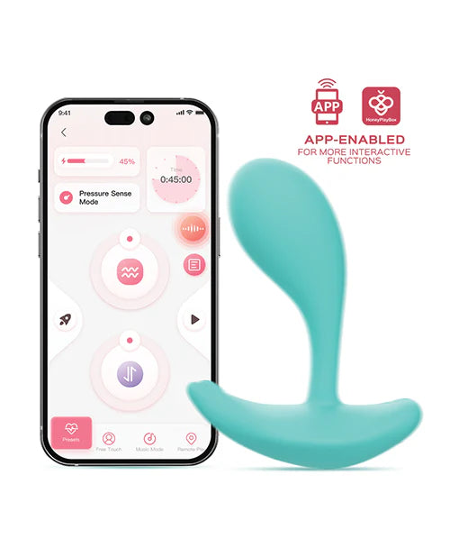 Oly 2 Pressure Sensing App-Enabled Wearable Clit & G Spot Vibrator - Black