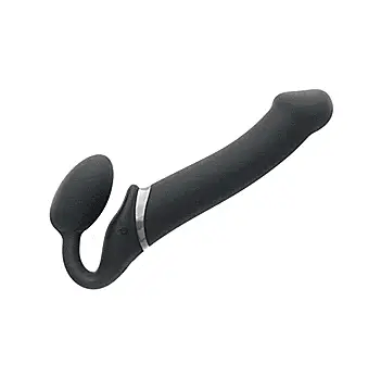 Strap-On-Me Gode-ceinture vibrant pliable sans bretelles
