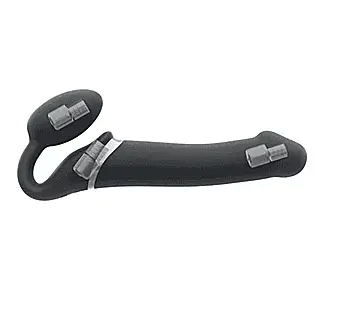 Strap-On-Me Gode-ceinture vibrant pliable sans bretelles