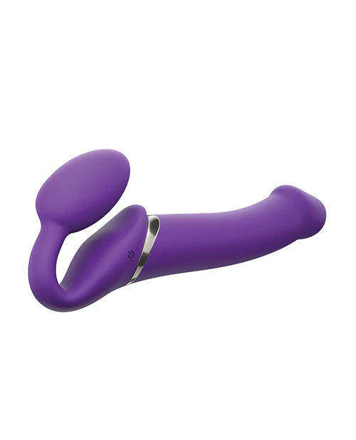 Strap-On-Me Gode-ceinture vibrant pliable sans bretelles