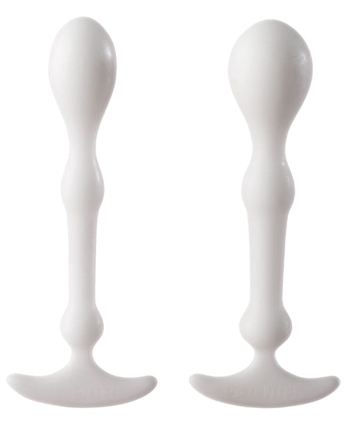 The two Aneros Peridise toys shown next to one another. One of the two toys is slimmer in diameter than the other. | Kinkly Shop