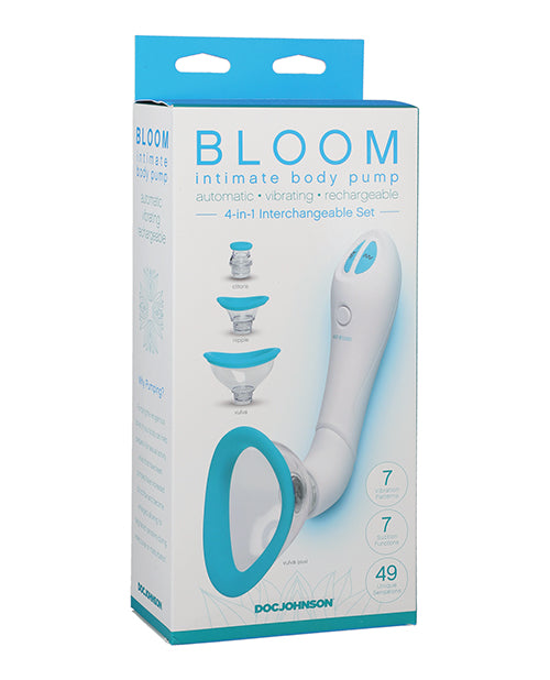 Packaging for the Bloom Automatic Vibrating Rechargeable Pump | Kinkly