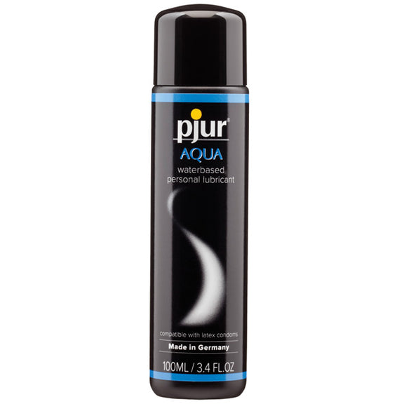 The bottle of Pjur Aqua - 100 ml Bottle | Kinkly