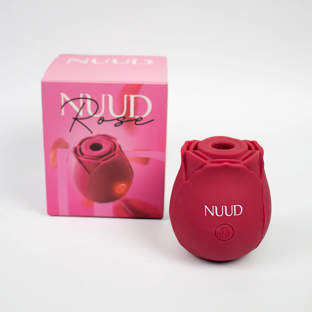 NUUD Rose Toy Pulsing Vibrator with 10 Suction Modes Kinkly Shop NUUD Rose Toy Pulsing Vibrator with 10 Suction Modes Kinkly Shop