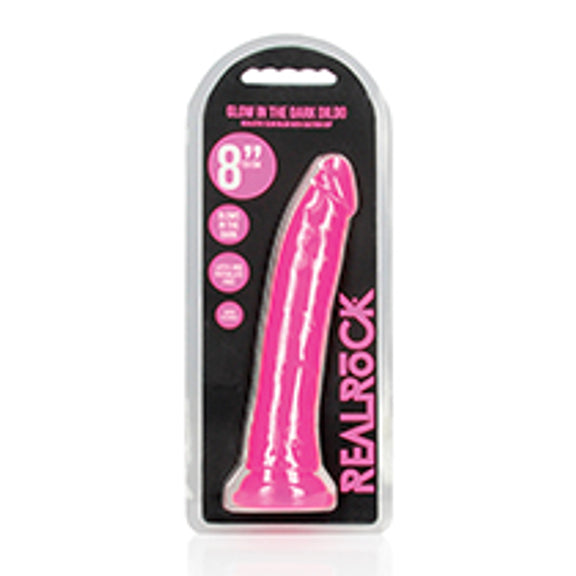 Shots Realrock Slim Dildo Glow In The Dark