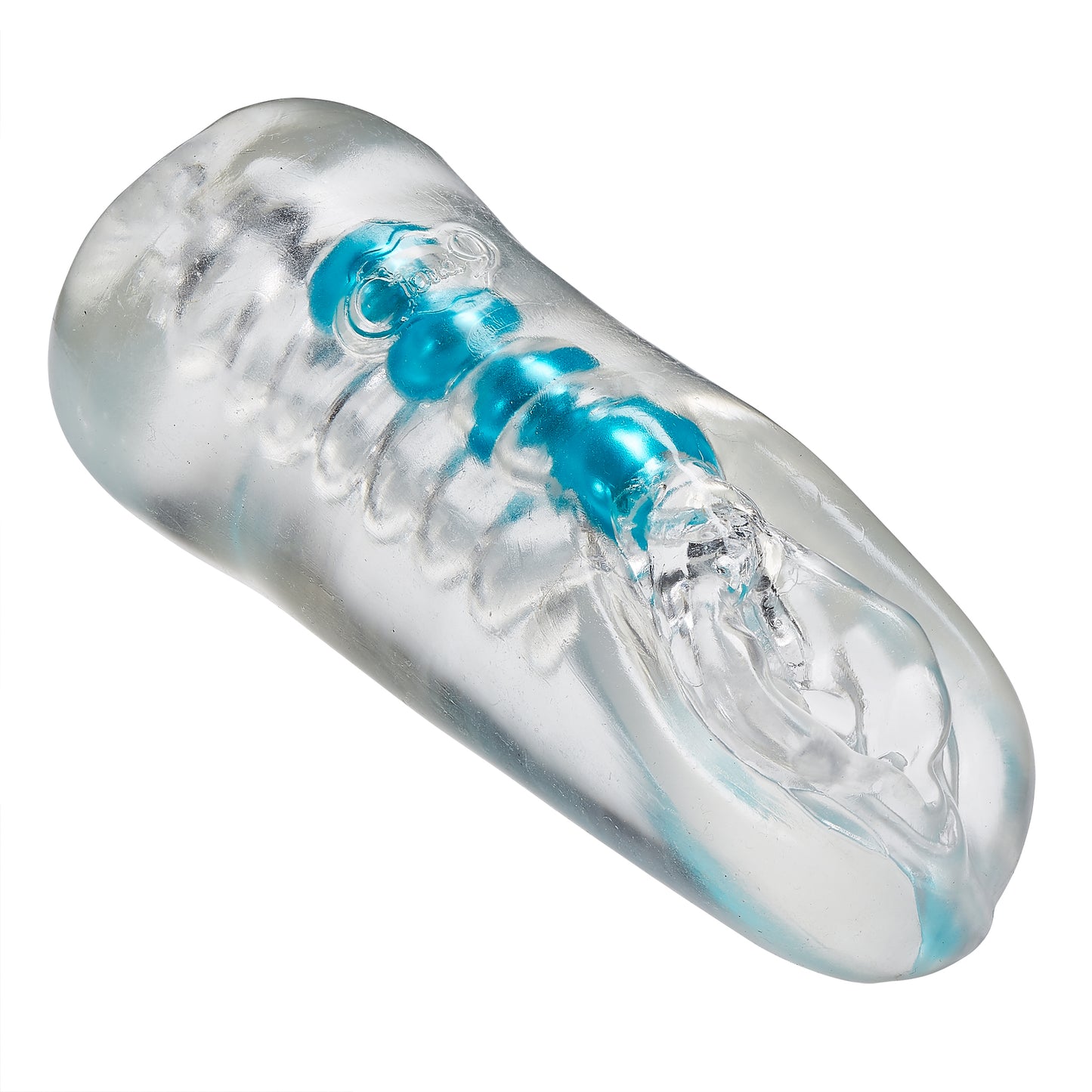 Cloud 9 double ended beaded stroker clear