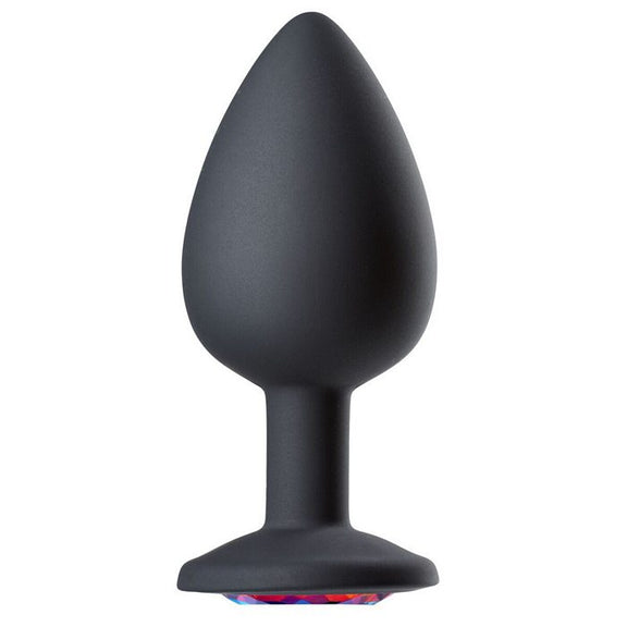 Cloud 9 gems black silicone anal plug large