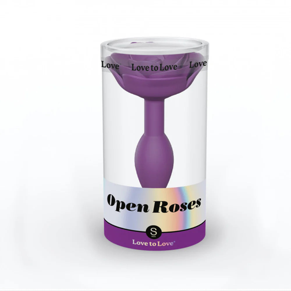 Love to Love Open Roses Plug Small - Purple Rain
