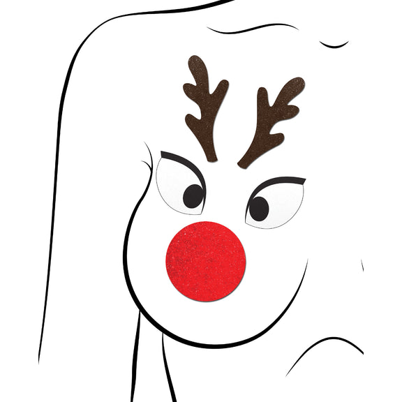 Pastease Holiday Reindeer Boob Kit