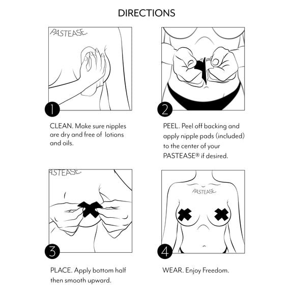 Pastease Ho Ho Hearts Pasties