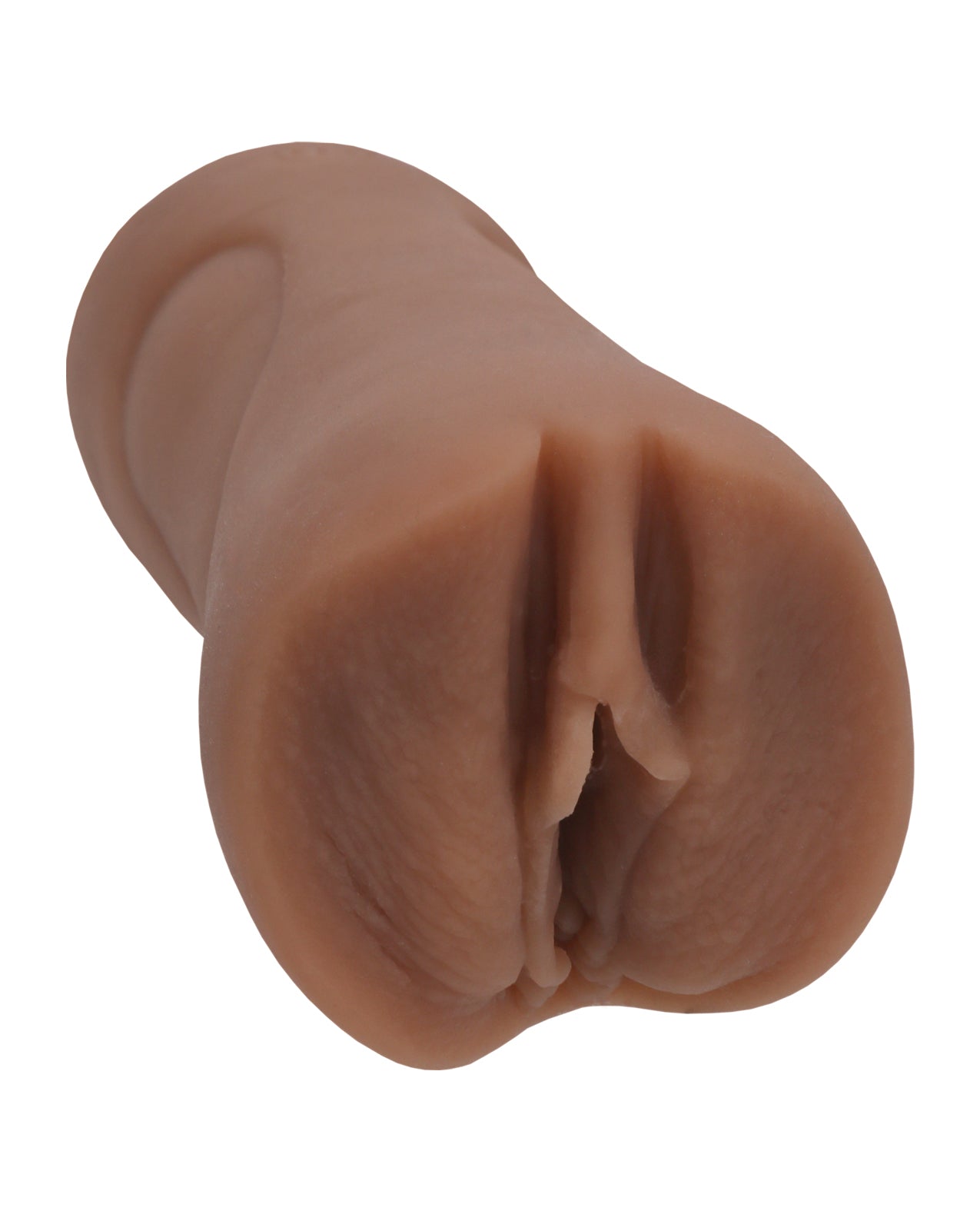 Close-up of the orifice and entrance of the Signature Strokers Camgirls Karlie Redd stroker. The stroker is molded directly from the porn star's vulva. | Kinkly Shop