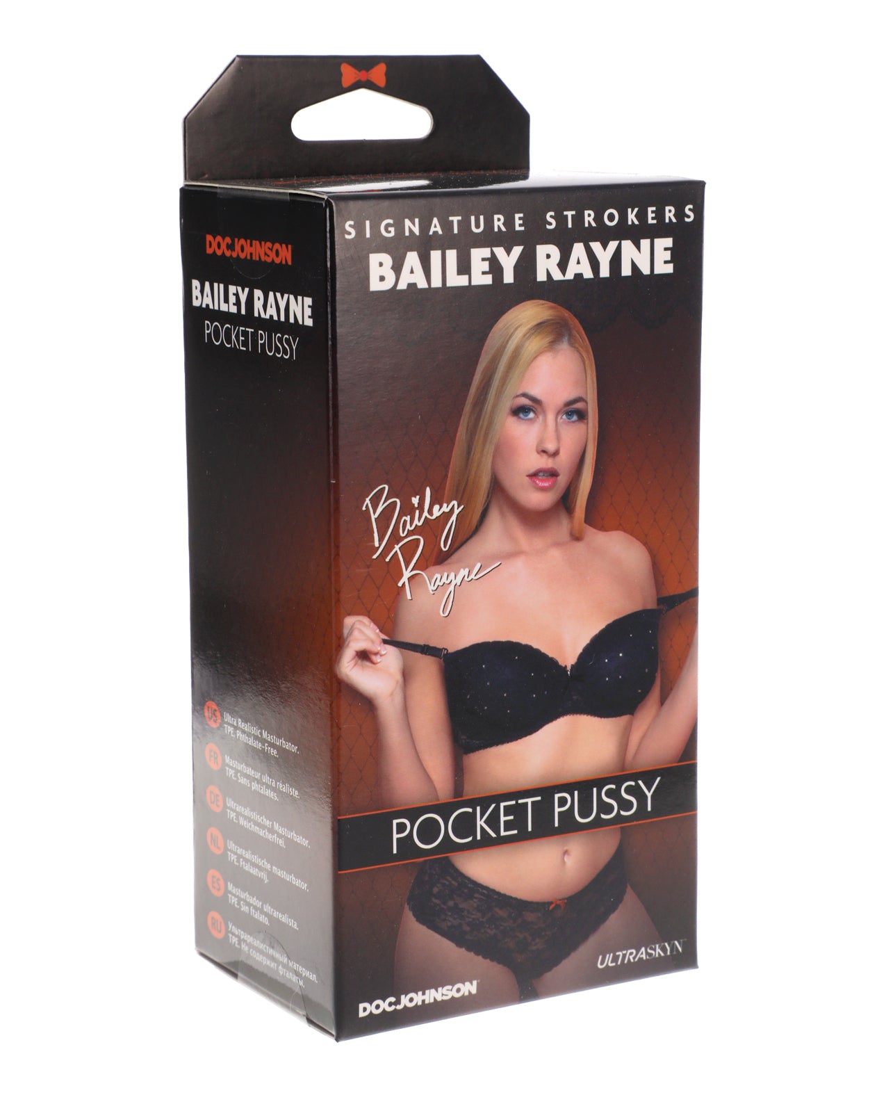 Packaging for the Signature Strokers Camgirls Bailey Rayne | Kinkly Shop