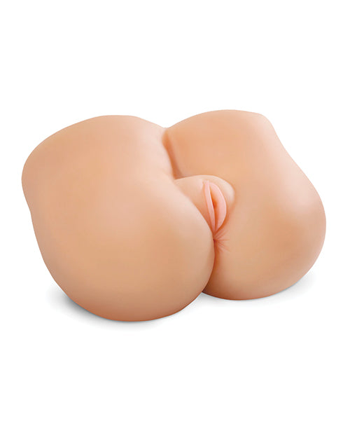 The vulva pronounced between the two thighs of the Fuck Me Silly: Petite sex doll. | Kinkly Shop
