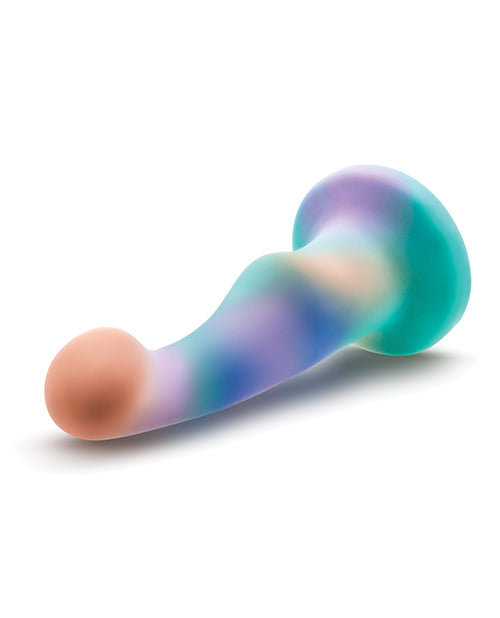 Close-up of the head of the Blush Avant Opal Dreams dildo, showcasing the broad g-spot head with the bulbed thickness near the base for entrance pleasure. | Kinkly Shop