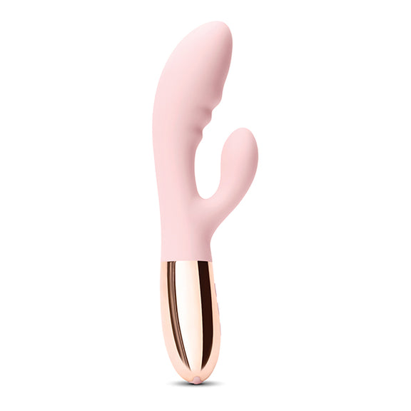 Le Wand Blend vibrator in pink against a plain white background | Kinkly Shop