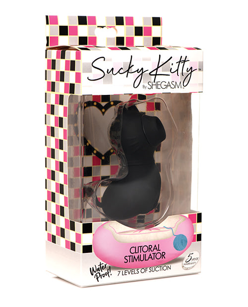 Packaging for the Inmi Shegasm Sucky Kitty | Kinkly Shop