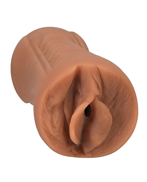 Close-up on the realistic labia of the Signature Strokers - Aidra Fox, taken directly from the porn star herself. | Kinkly Shop