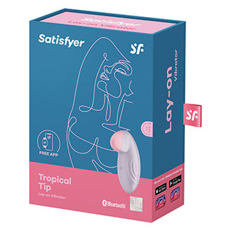 Packaging for the Satisfyer Tropical Tip | Kinkly Shop