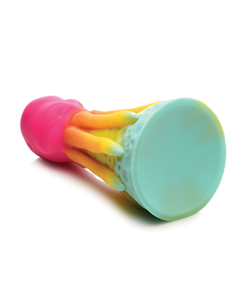 The bottom of the Creature Cocks King Kraken. It's a flat, flared base that will allow the sex toy to stand upright on its own. | Kinkly Shop