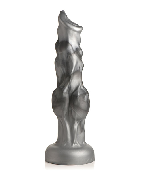Side view of the Creature Cocks Night Prowler really shows off the tapered, lip-like tip of the dildo to make for easier insertion. | Kinkly Shop