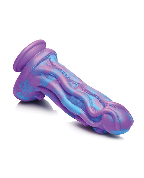 The Creature Cocks Octophallus looks like a realistic, circumsized dildo with small tentacles reaching and wrapping around the shaft. | Kinkly Shop
