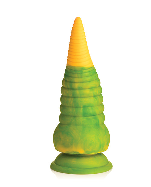 Backside of the Creature Cocks Monstropus 2.0 Vibrating. The dildo has little ribs along the entire length like a tentacle would have. | Kinkly Shop